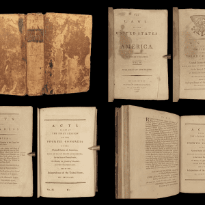 EARLY USA 1st ed Laws of United States America